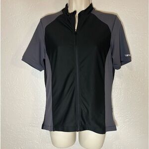 Giro women's black and gray cycling shirt size L